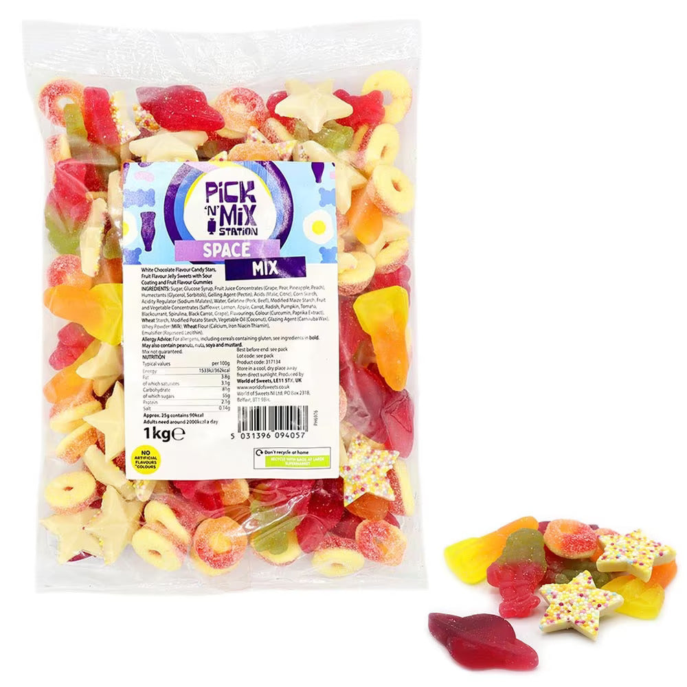 Pick n Mix Station Space Mix Bag 1kg